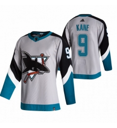 Men San Jose Sharks 9 Evander Kane Grey Adidas 2020 21 Reverse Retro Alternate NHL Jersey Men San Jose Sharks 9 Evander Kane Grey Adidas 2020 21 Reverse Retro Alternate NHL Jersey
