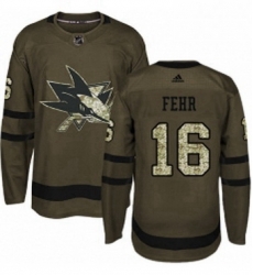 Mens Adidas San Jose Sharks 16 Eric Fehr Authentic Green Salute to Service NHL Jerse Mens Adidas San Jose Sharks 16 Eric Fehr Authentic Green Salute to Service NHL Jerse
