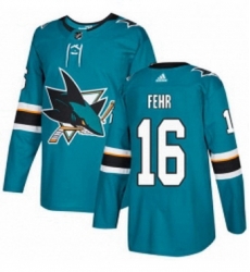 Mens Adidas San Jose Sharks 16 Eric Fehr Authentic Teal Green Home NHL Jerse Mens Adidas San Jose Sharks 16 Eric Fehr Authentic Teal Green Home NHL Jerse