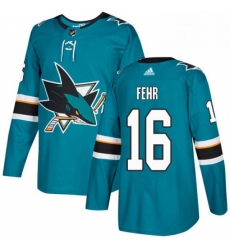 Mens Adidas San Jose Sharks 16 Eric Fehr Authentic Teal Green Home NHL Jersey Mens Adidas San Jose Sharks 16 Eric Fehr Authentic Teal Green Home NHL Jersey