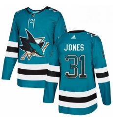 Mens Adidas San Jose Sharks 31 Martin Jones Authentic Teal Drift Fashion NHL Jersey Mens Adidas San Jose Sharks 31 Martin Jones Authentic Teal Drift Fashion NHL Jersey
