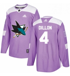 Mens Adidas San Jose Sharks 4 Brenden Dillon Authentic Purple Fights Cancer Practice NHL Jersey Mens Adidas San Jose Sharks 4 Brenden Dillon Authentic Purple Fights Cancer Practice NHL Jersey