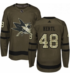 Mens Adidas San Jose Sharks 48 Tomas Hertl Premier Green Salute to Service NHL Jersey Mens Adidas San Jose Sharks 48 Tomas Hertl Premier Green Salute to Service NHL Jersey