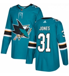 Youth Adidas San Jose Sharks 31 Martin Jones Authentic Teal Green Home NHL Jersey Youth Adidas San Jose Sharks 31 Martin Jones Authentic Teal Green Home NHL Jersey