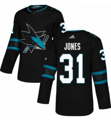Youth Adidas San Jose Sharks 31 Martin Jones Premier Black Alternate NHL Jersey Youth Adidas San Jose Sharks 31 Martin Jones Premier Black Alternate NHL Jersey
