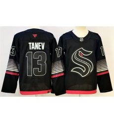 Men Seattle Kraken 13 Brandon Tanev Black 2026 Alternate Stitched Hockey Jersey Men Seattle Kraken 13 Brandon Tanev Black 2026 Alternate Stitched Hockey Jersey