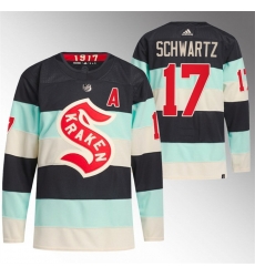 Men Seattle Kraken 17 Jaden Schwartz 2024 Deep Sea Blue Winter Classic Stitched Jersey Men Seattle Kraken 17 Jaden Schwartz 2024 Deep Sea Blue Winter Classic Stitched Jersey