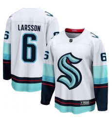 Men Seattle Kraken 6 Adam Larsson White 2024 25 Home Stitched Hockey Jersey Men Seattle Kraken 6 Adam Larsson White 2024 25 Home Stitched Hockey Jersey