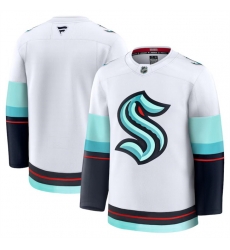 Men Seattle Kraken Blank White 2024 25 Away Stitched Hockey Jersey Men Seattle Kraken Blank White 2024 25 Away Stitched Hockey Jersey