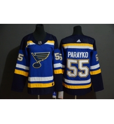 Blues 55 Colton Parayko Blue Adidas Jersey Blues 55 Colton Parayko Blue Adidas Jersey
