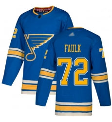Blues 72 Justin Faulk Blue Alternate Authentic Stitched Hockey Jersey Blues 72 Justin Faulk Blue Alternate Authentic Stitched Hockey Jersey