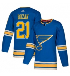 Men Authentic St Louis Blues 21 Tyler Bozak Blue Alternate Official Adidas Jersey Men Authentic St Louis Blues 21 Tyler Bozak Blue Alternate Official Adidas Jersey