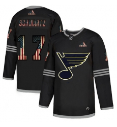 Men St.Louis Blues 17 Jaden Schwartz Black USA Flag Fashion Adidas Jersey Men St.Louis Blues 17 Jaden Schwartz Black USA Flag Fashion Adidas Jersey