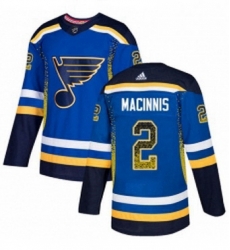 Mens Adidas St Louis Blues 2 Al Macinnis Authentic Blue Drift Fashion NHL Jersey Mens Adidas St Louis Blues 2 Al Macinnis Authentic Blue Drift Fashion NHL Jersey