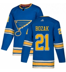 Mens Adidas St Louis Blues 21 Tyler Bozak Authentic Navy Blue Alternate NHL Jersey Mens Adidas St Louis Blues 21 Tyler Bozak Authentic Navy Blue Alternate NHL Jersey