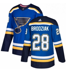 Mens Adidas St Louis Blues 28 Kyle Brodziak Premier Royal Blue Home NHL Jersey Mens Adidas St Louis Blues 28 Kyle Brodziak Premier Royal Blue Home NHL Jersey