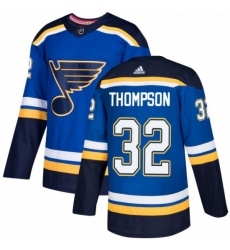 Mens Adidas St Louis Blues 32 Tage Thompson Authentic Royal Blue Home NHL Jersey Mens Adidas St Louis Blues 32 Tage Thompson Authentic Royal Blue Home NHL Jersey