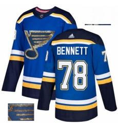 Mens Adidas St Louis Blues 78 Beau Bennett Authentic Royal Blue Fashion Gold NHL Jersey Mens Adidas St Louis Blues 78 Beau Bennett Authentic Royal Blue Fashion Gold NHL Jersey