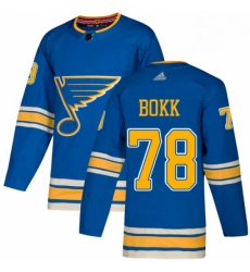 Mens Adidas St Louis Blues 78 Dominik Bokk Authentic Navy Blue Alternate NHL Jersey Mens Adidas St Louis Blues 78 Dominik Bokk Authentic Navy Blue Alternate NHL Jersey