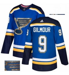 Mens Adidas St Louis Blues 9 Doug Gilmour Authentic Royal Blue Fashion Gold NHL Jersey Mens Adidas St Louis Blues 9 Doug Gilmour Authentic Royal Blue Fashion Gold NHL Jersey