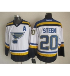 NHL St. Louis Blues #20 Alexander Steen blue-white jerseys NHL St. Louis Blues #20 Alexander Steen blue-white jerseys