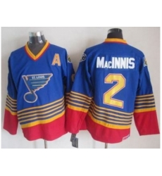 St. Louis Blues #2 Al MacInnis Light Blue Red CCM Throwback Stitched NHL Jersey St. Louis Blues #2 Al MacInnis Light Blue Red CCM Throwback Stitched NHL Jersey