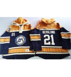 St. Louis Blues 21 Patrik Berglund Navy Blue Gold Sawyer Hooded Sweatshirt Stitched Jersey St. Louis Blues 21 Patrik Berglund Navy Blue Gold Sawyer Hooded Sweatshirt Stitched Jersey