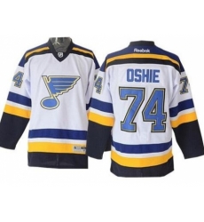 St. Louis Blues 74 T.J Oshie White Road Stitched NHL Jersey St. Louis Blues 74 T.J Oshie White Road Stitched NHL Jersey