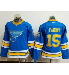 Blues #15 Robby Fabbri Light Blue 2017 Winter Classic Womens Stitched NHL Jersey Blues #15 Robby Fabbri Light Blue 2017 Winter Classic Womens Stitched NHL Jersey