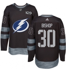 Lightning #30 Ben Bishop Black 1917 2017 100th Anniversary Stitched NHL Jersey Lightning #30 Ben Bishop Black 1917 2017 100th Anniversary Stitched NHL Jersey