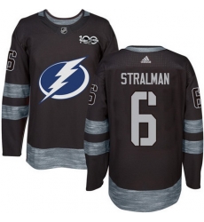 Lightning #6 Anton Stralman Black 1917 2017 100th Anniversary Stitched NHL Jersey Lightning #6 Anton Stralman Black 1917 2017 100th Anniversary Stitched NHL Jersey