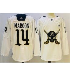 Men Tampa Bay Lightning 14 Pat Maroon White Stitched Jersey Men Tampa Bay Lightning 14 Pat Maroon White Stitched Jersey