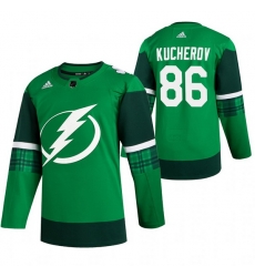 Men Tampa Bay Lightning 86 Nikita Kucherov Green 2020 Adidas Jersey Men Tampa Bay Lightning 86 Nikita Kucherov Green 2020 Adidas Jersey