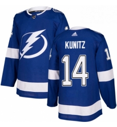 Mens Adidas Tampa Bay Lightning 14 Chris Kunitz Premier Royal Blue Home NHL Jersey Mens Adidas Tampa Bay Lightning 14 Chris Kunitz Premier Royal Blue Home NHL Jersey