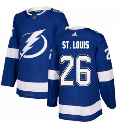 Mens Adidas Tampa Bay Lightning 26 Martin St Louis Premier Royal Blue Home NHL Jersey Mens Adidas Tampa Bay Lightning 26 Martin St Louis Premier Royal Blue Home NHL Jersey