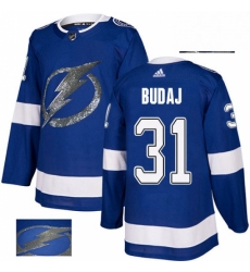Mens Adidas Tampa Bay Lightning 31 Peter Budaj Authentic Royal Blue Fashion Gold NHL Jersey Mens Adidas Tampa Bay Lightning 31 Peter Budaj Authentic Royal Blue Fashion Gold NHL Jersey