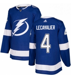 Mens Adidas Tampa Bay Lightning 4 Vincent Lecavalier Premier Royal Blue Home NHL Jersey Mens Adidas Tampa Bay Lightning 4 Vincent Lecavalier Premier Royal Blue Home NHL Jersey
