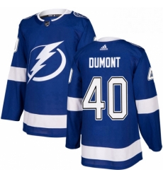 Mens Adidas Tampa Bay Lightning 40 Gabriel Dumont Premier Royal Blue Home NHL Jersey Mens Adidas Tampa Bay Lightning 40 Gabriel Dumont Premier Royal Blue Home NHL Jersey