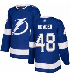 Mens Adidas Tampa Bay Lightning 48 Brett Howden Premier Royal Blue Home NHL Jersey Mens Adidas Tampa Bay Lightning 48 Brett Howden Premier Royal Blue Home NHL Jersey