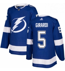 Mens Adidas Tampa Bay Lightning 5 Dan Girardi Premier Royal Blue Home NHL Jersey Mens Adidas Tampa Bay Lightning 5 Dan Girardi Premier Royal Blue Home NHL Jersey