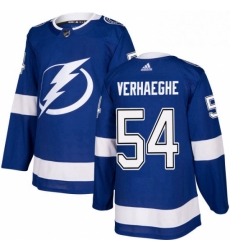 Mens Adidas Tampa Bay Lightning 54 Carter Verhaeghe Authentic Royal Blue Home NHL Jersey Mens Adidas Tampa Bay Lightning 54 Carter Verhaeghe Authentic Royal Blue Home NHL Jersey