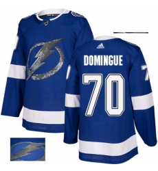Mens Adidas Tampa Bay Lightning 70 Louis Domingue Authentic Royal Blue Fashion Gold NHL Jerse Mens Adidas Tampa Bay Lightning 70 Louis Domingue Authentic Royal Blue Fashion Gold NHL Jerse
