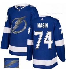 Mens Adidas Tampa Bay Lightning 74 Dominik Masin Authentic Royal Blue Fashion Gold NHL Jersey Mens Adidas Tampa Bay Lightning 74 Dominik Masin Authentic Royal Blue Fashion Gold NHL Jersey