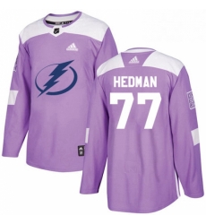 Mens Adidas Tampa Bay Lightning 77 Victor Hedman Authentic Purple Fights Cancer Practice NHL Jersey Mens Adidas Tampa Bay Lightning 77 Victor Hedman Authentic Purple Fights Cancer Practice NHL Jersey