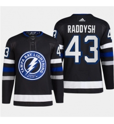Men's Tampa Bay Lightning #43 Darren Raddysh Black 2024 Stadium Series Stitched Jersey Men's Tampa Bay Lightning #43 Darren Raddysh Black 2024 Stadium Series Stitched Jersey