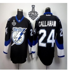Tampa Bay Lightning #24 Ryan Callahan Black 2015 Stanley Cup Stitched NHL Jersey Tampa Bay Lightning #24 Ryan Callahan Black 2015 Stanley Cup Stitched NHL Jersey