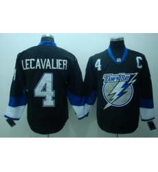 Tampa Bay Lightning 4 Lecavalier Black Jerseys With C Patch Tampa Bay Lightning 4 Lecavalier Black Jerseys With C Patch