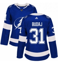 Womens Adidas Tampa Bay Lightning 31 Peter Budaj Authentic Royal Blue Home NHL Jersey Womens Adidas Tampa Bay Lightning 31 Peter Budaj Authentic Royal Blue Home NHL Jersey