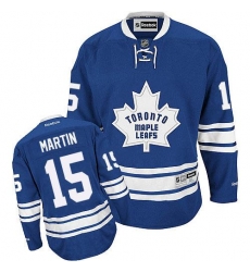 Maple Leafs #15 Matt Martin Blue Alternate Stitched NHL Jersey Maple Leafs #15 Matt Martin Blue Alternate Stitched NHL Jersey