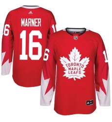 Maple Leafs #16 Mitchell Marner Red Alternate Stitched NHL Jersey Maple Leafs #16 Mitchell Marner Red Alternate Stitched NHL Jersey